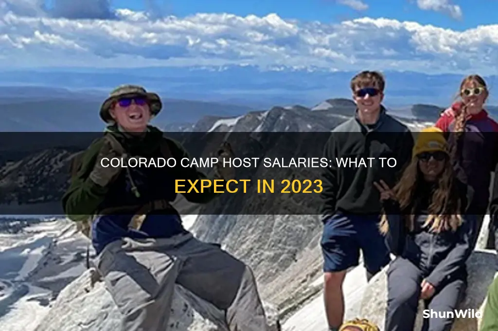 how much does a camp host get paid in colorado