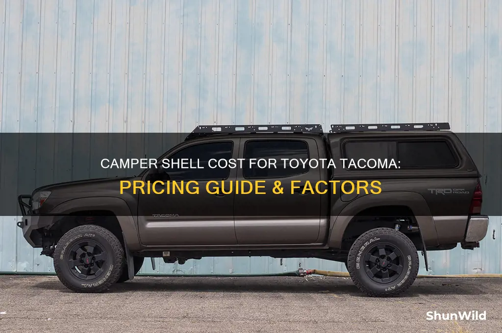 how much does a camper shell cost for a tacoma