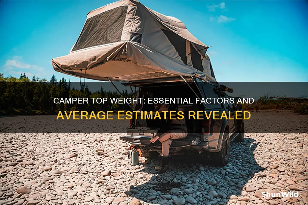 how much does a camper top weigh