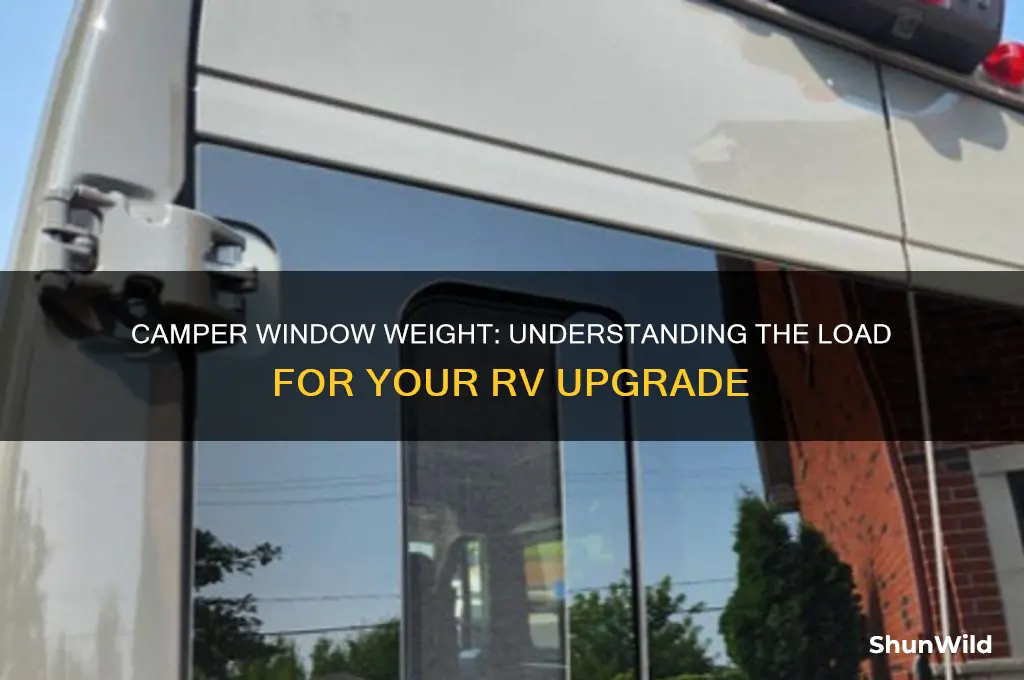 how much does a camper window weigh