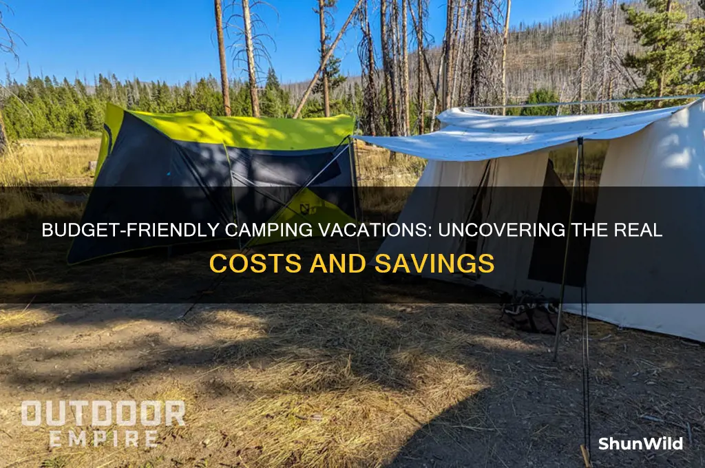 how much does a camping vaccation cost