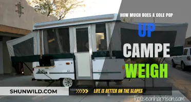 Cole Pop-Up Camper Weight: What to Expect Before You Tow