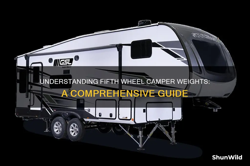 how much does a fifth wheel camper weigh