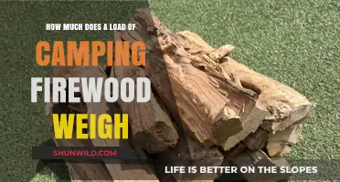 Camping Firewood Weight: How Heavy is a Load for Your Trip?
