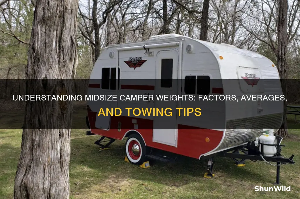 how much does a midsize camper weigh
