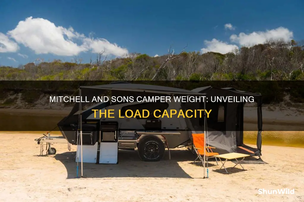how much does a mitchell and sons camper weigh
