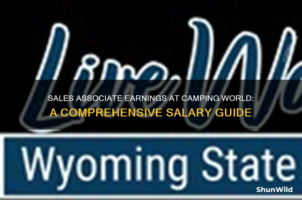 how much does a sales associate make at camping world