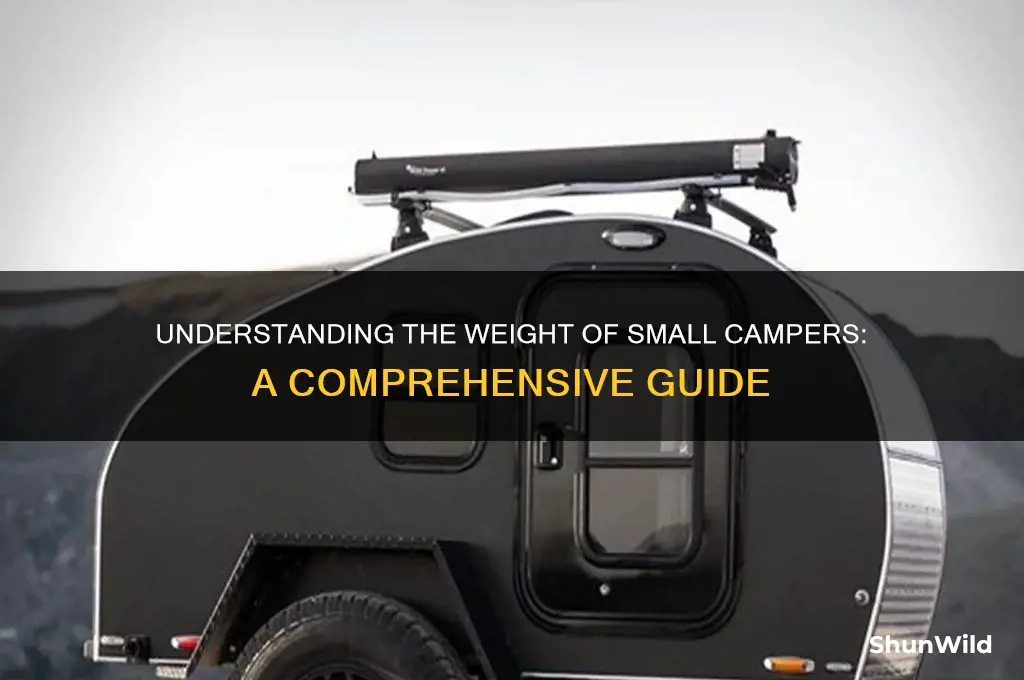 how much does a small camper weigh