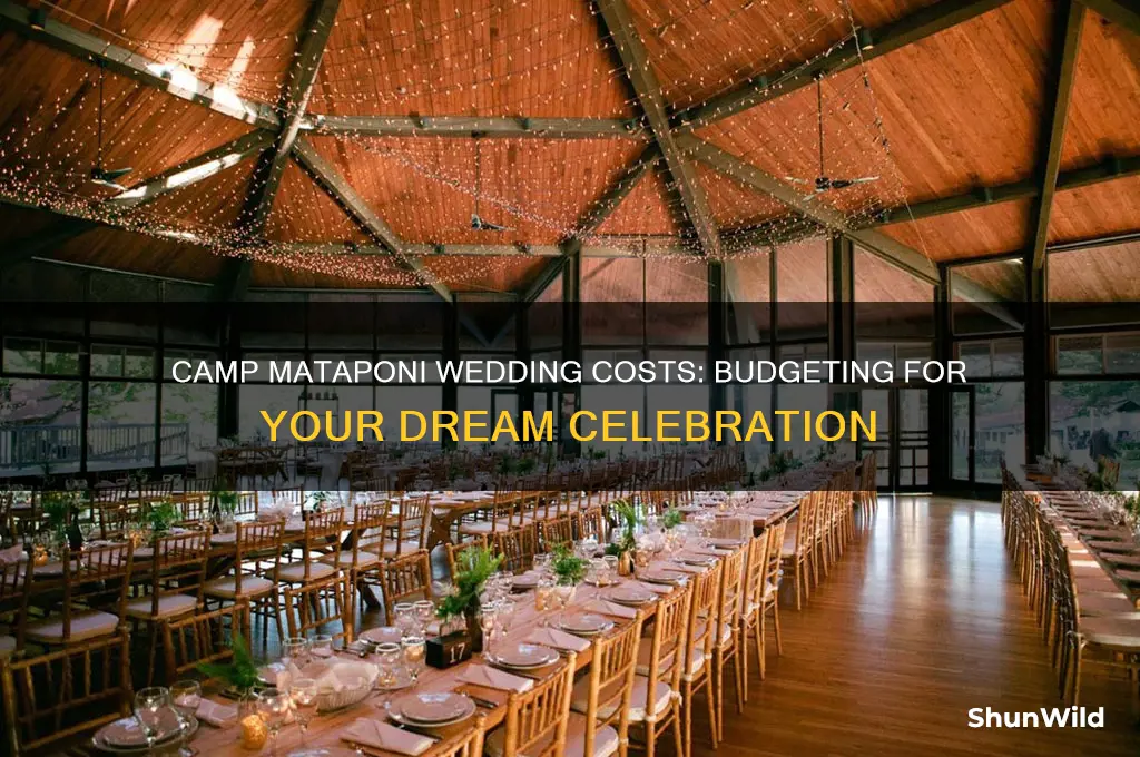 how much does a wedding cost at camp mataponi