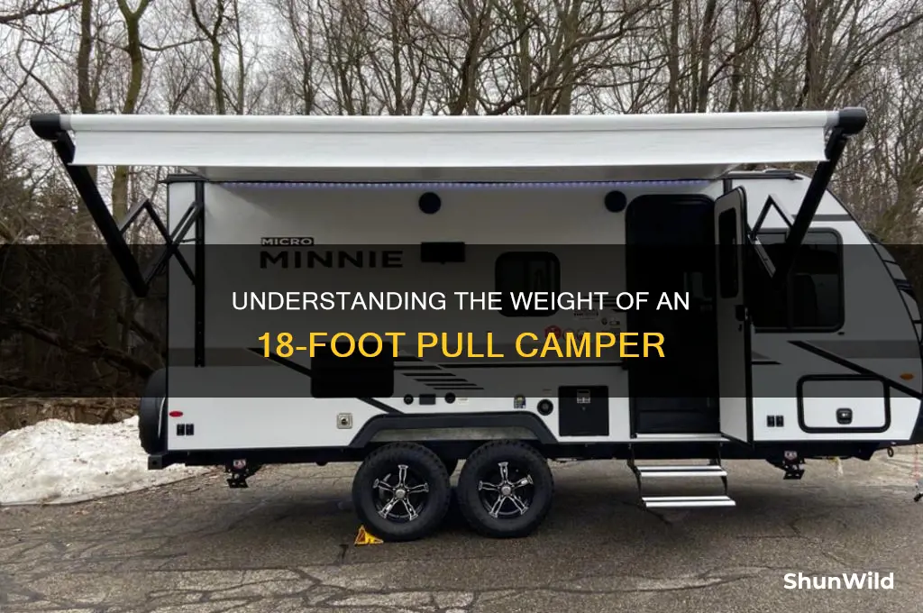 how much does an 18 foot pull camper weigh