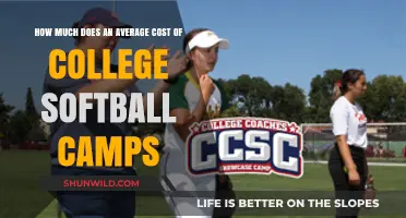 Average Cost of College Softball Camps: What to Expect