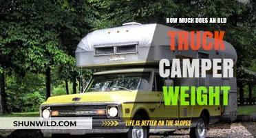 Unveiling the Weight: A Guide to Old Truck Camper Loads