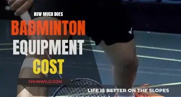 Badminton Equipment: What's the Cost?