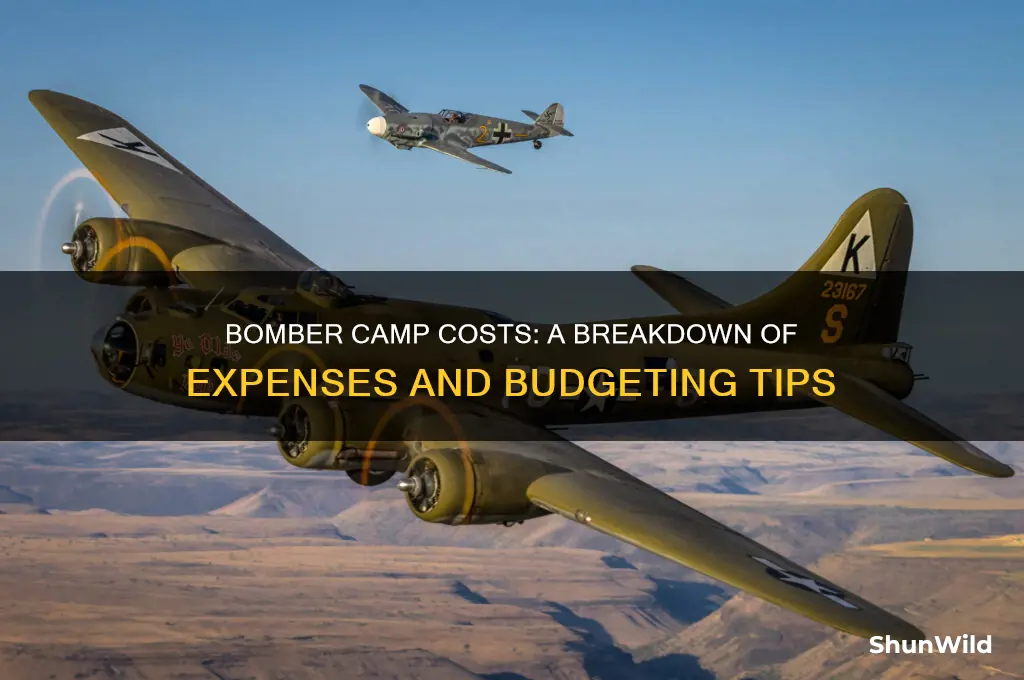 how much does bomber camp cost