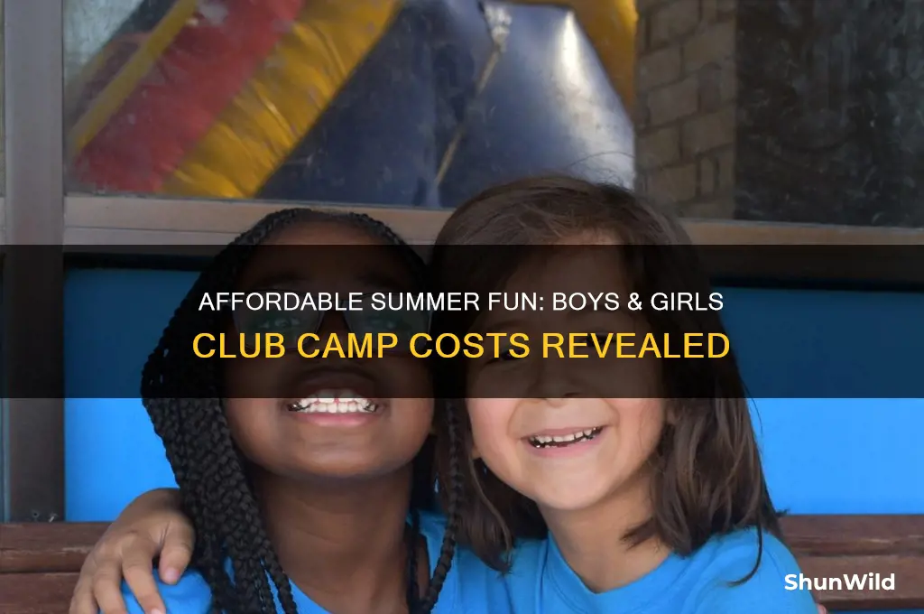 how much does boys and girls club summer camp cost