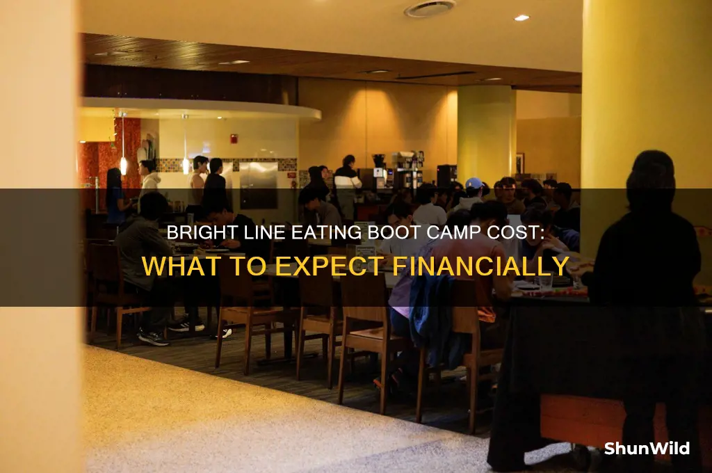 how much does bright line eating boot camp cost