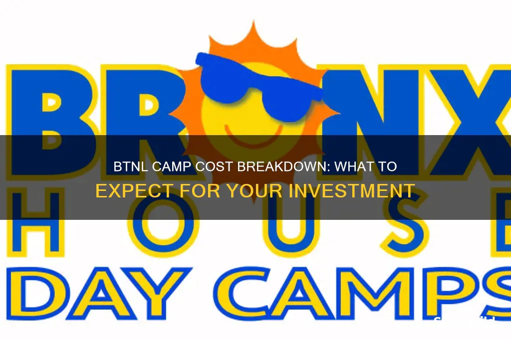 how much does btnl camp cost