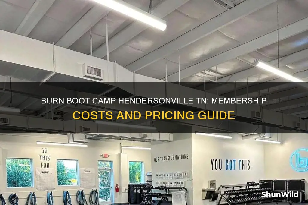 how much does burn boot camp in hendersonville tn cost