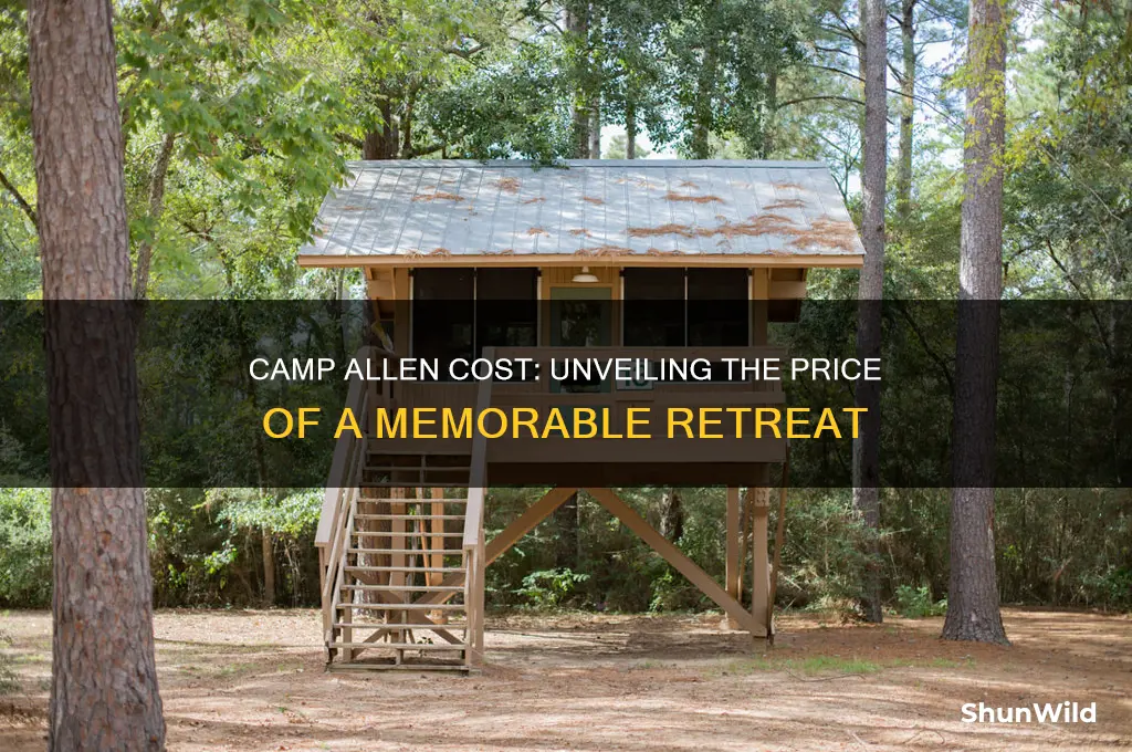 how much does camp allen cost
