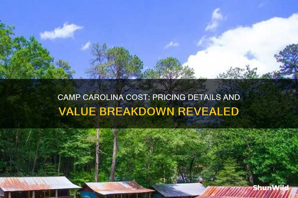 how much does camp carolina cost
