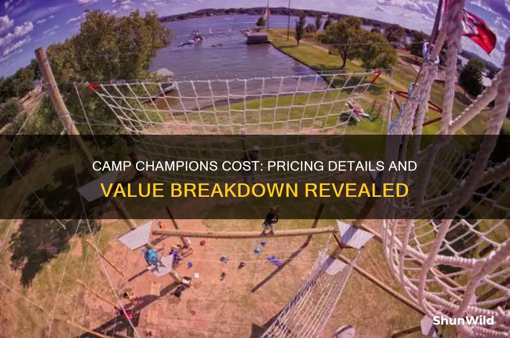 how much does camp champions cost