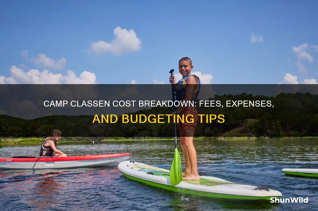 how much does camp classen cost