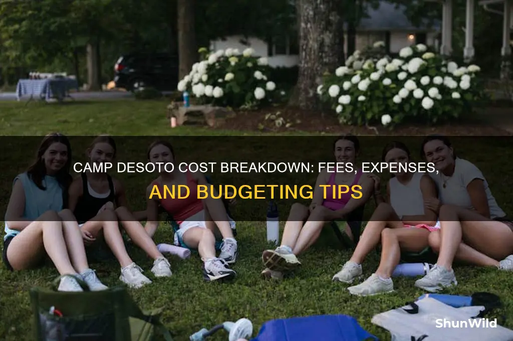 how much does camp desoto cost