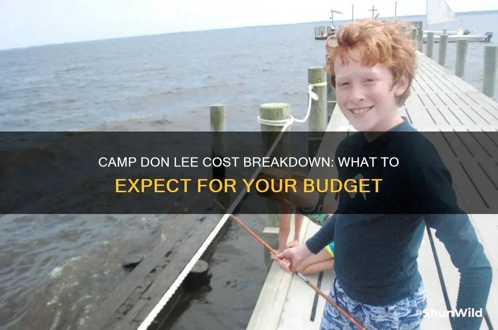 how much does camp don lee cost