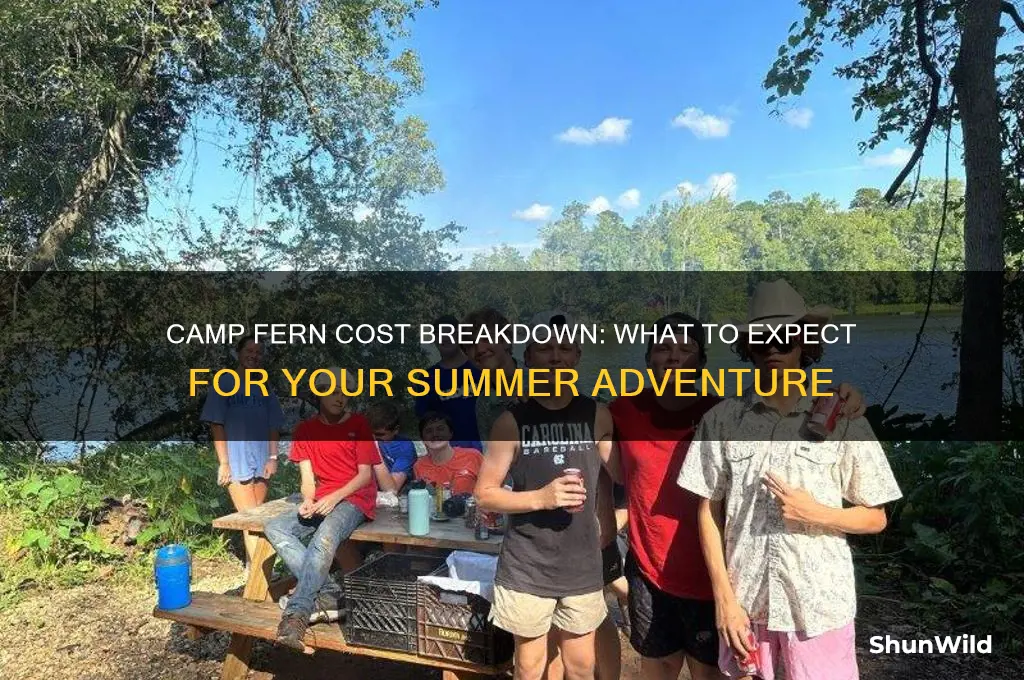 how much does camp fern cost