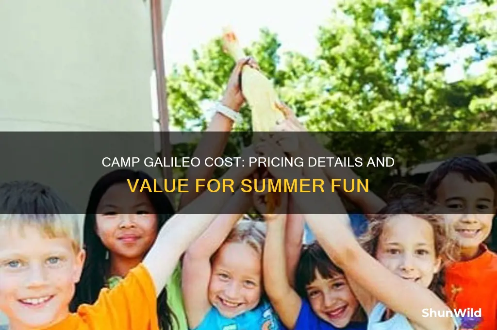 how much does camp galileo cost
