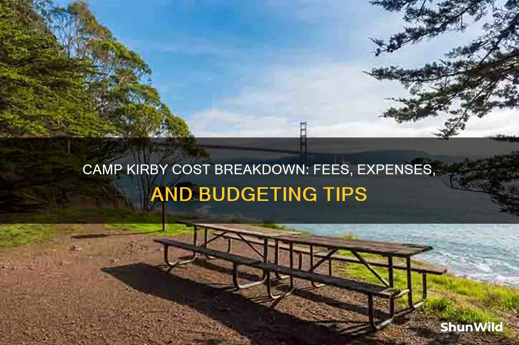 how much does camp kirby cost