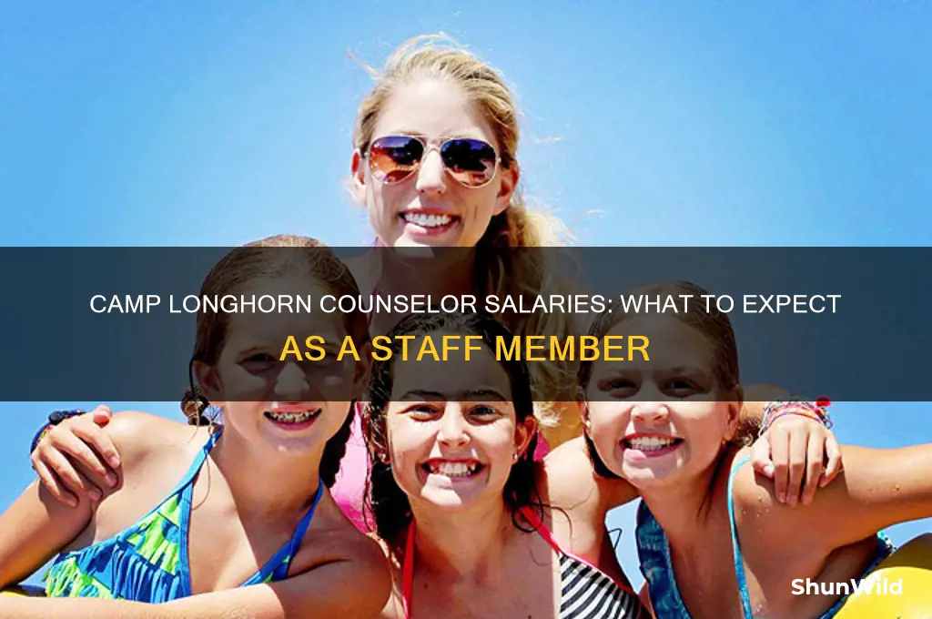 how much does camp longhorn pay counselors