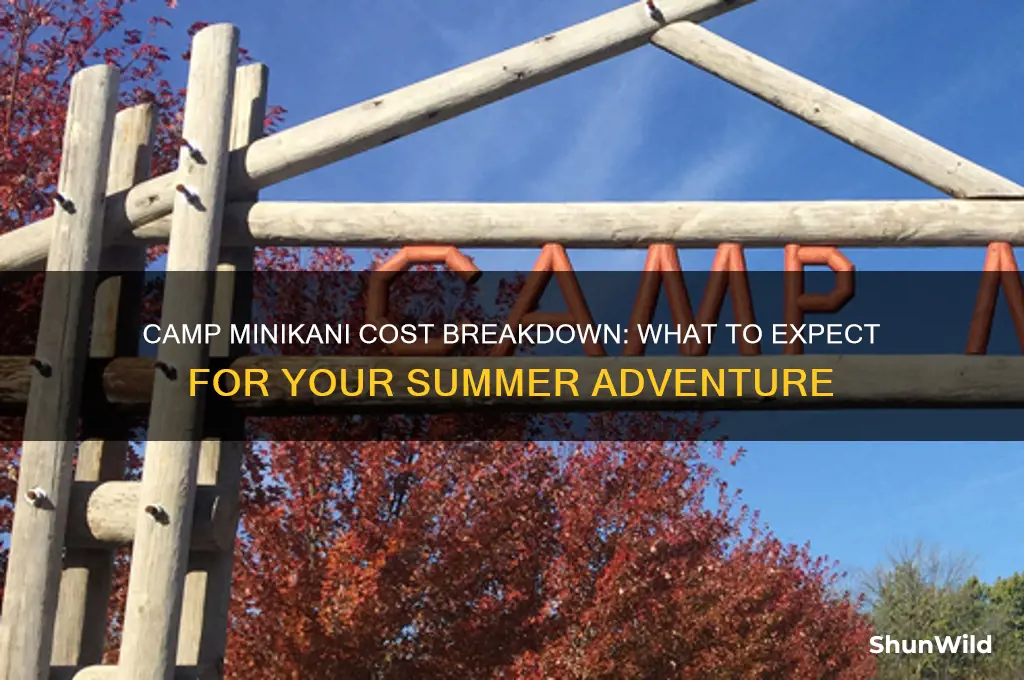 how much does camp minikani cost