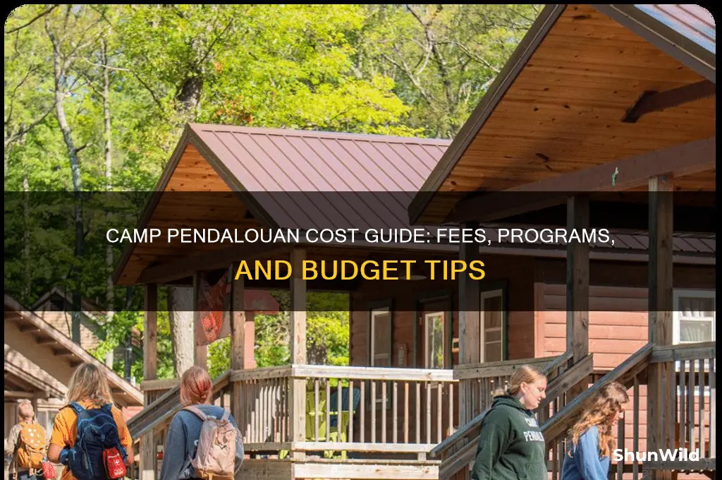 how much does camp pendalouan cost