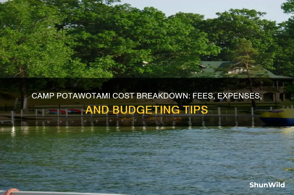 how much does camp potawotami cost