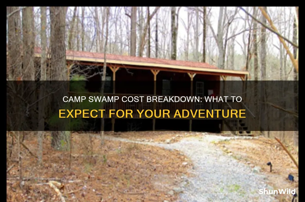 how much does camp swamp cost