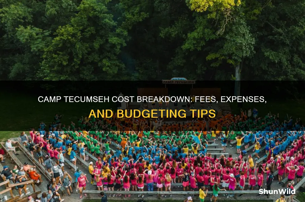 how much does camp tecumseh cost