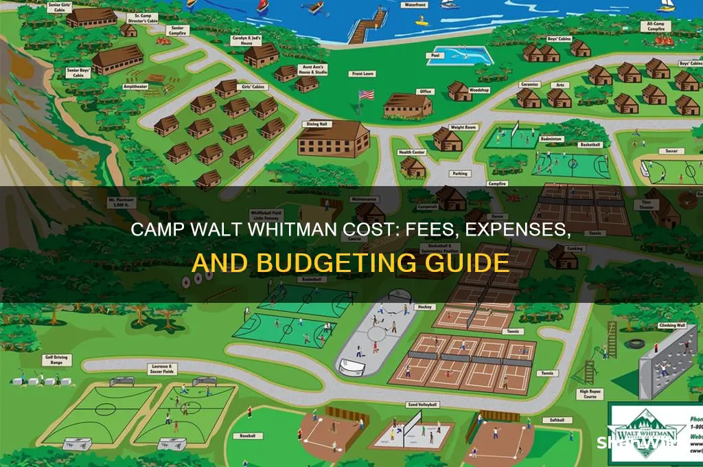 how much does camp walt whitman cost