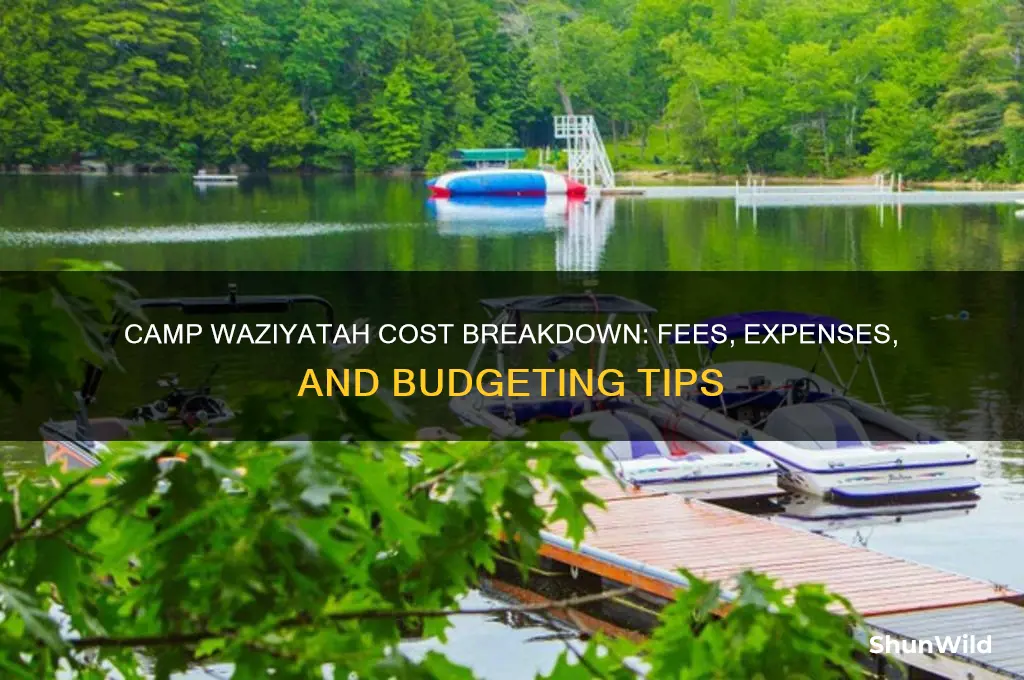 how much does camp waziyatah cost