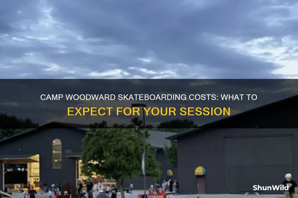 how much does camp woodward cost for skateboarding