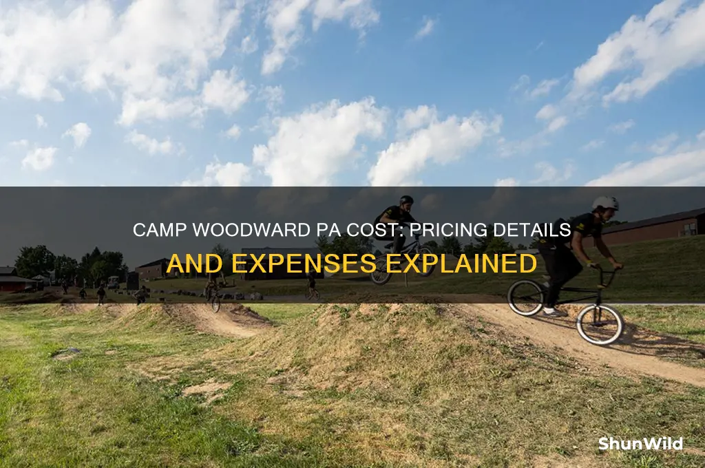 how much does camp woodward pa cost