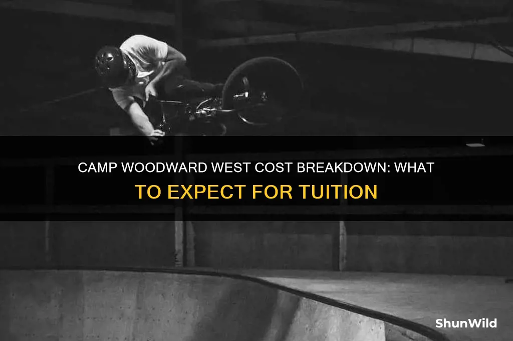 how much does camp woodward west cost