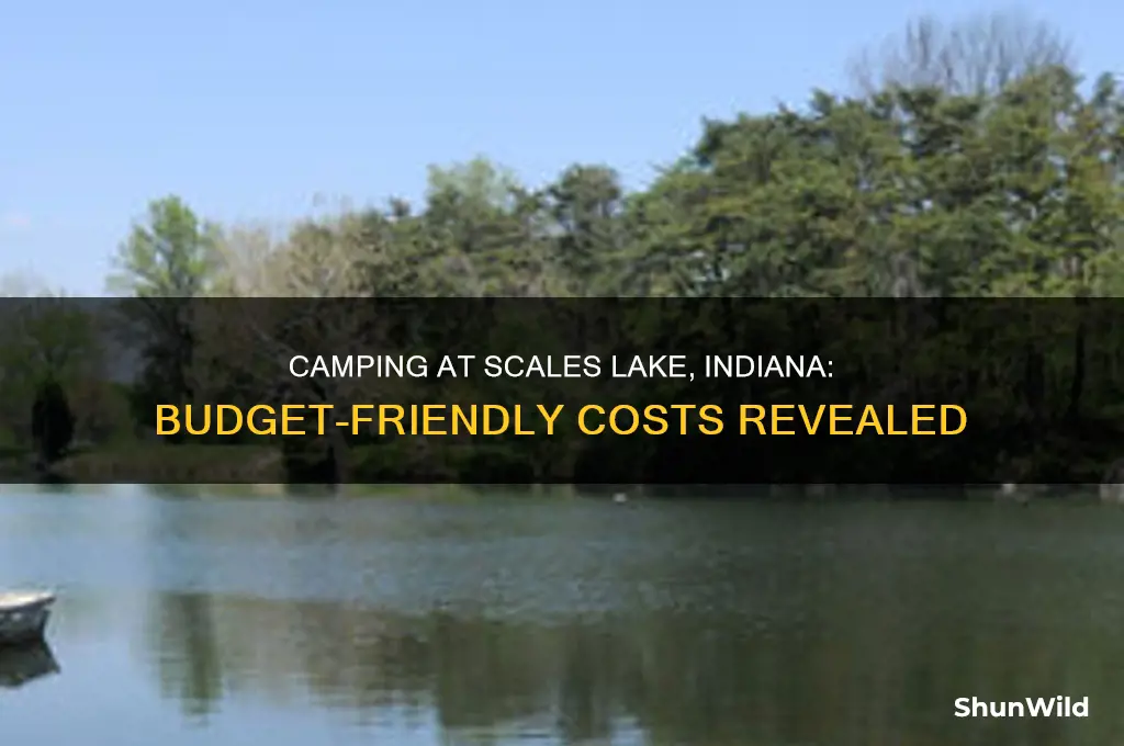 how much does camping cost at scales lake indiana