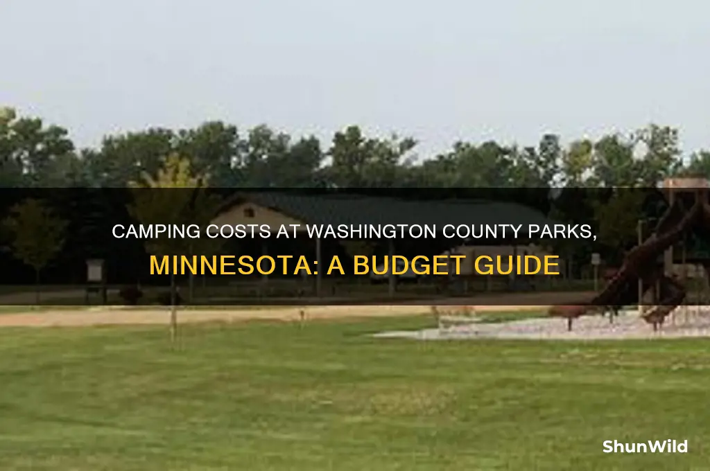 how much does camping cost at washington county parks minnesota