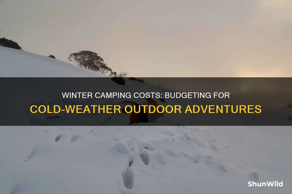 how much does camping cost for the winter months
