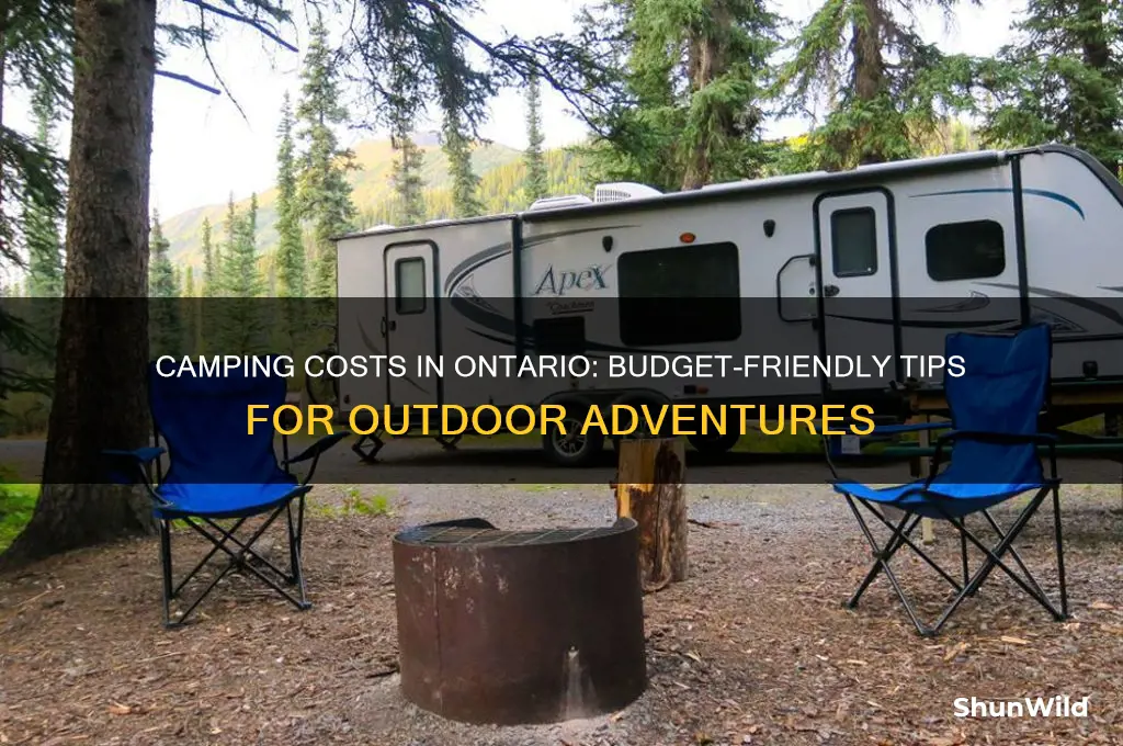 how much does camping cost in ontario