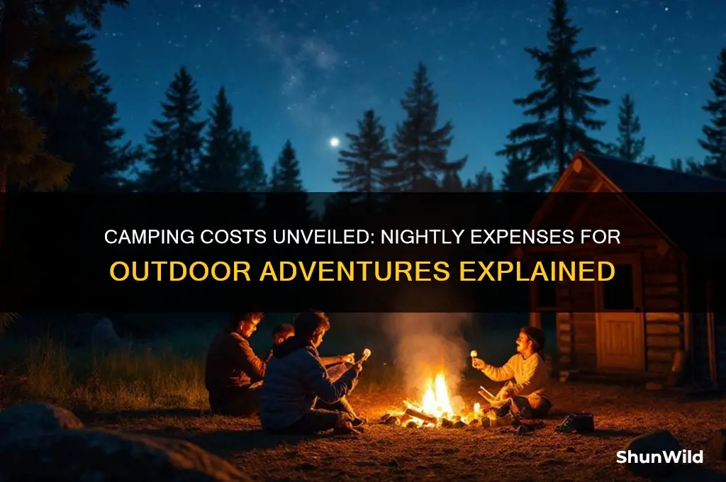 how much does camping cost per night