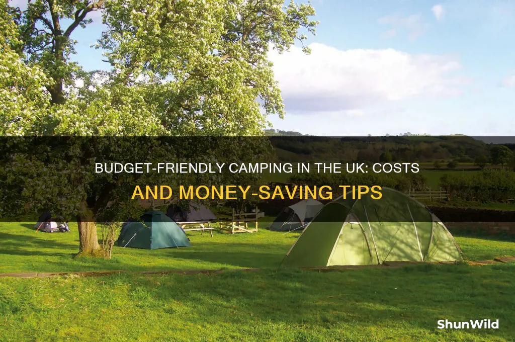 how much does camping cost uk