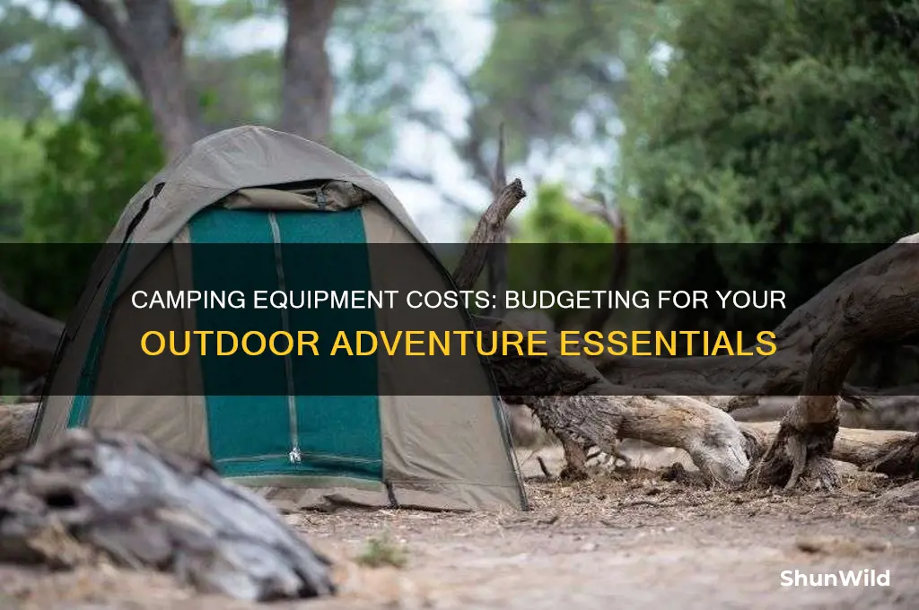 how much does camping equipment cost