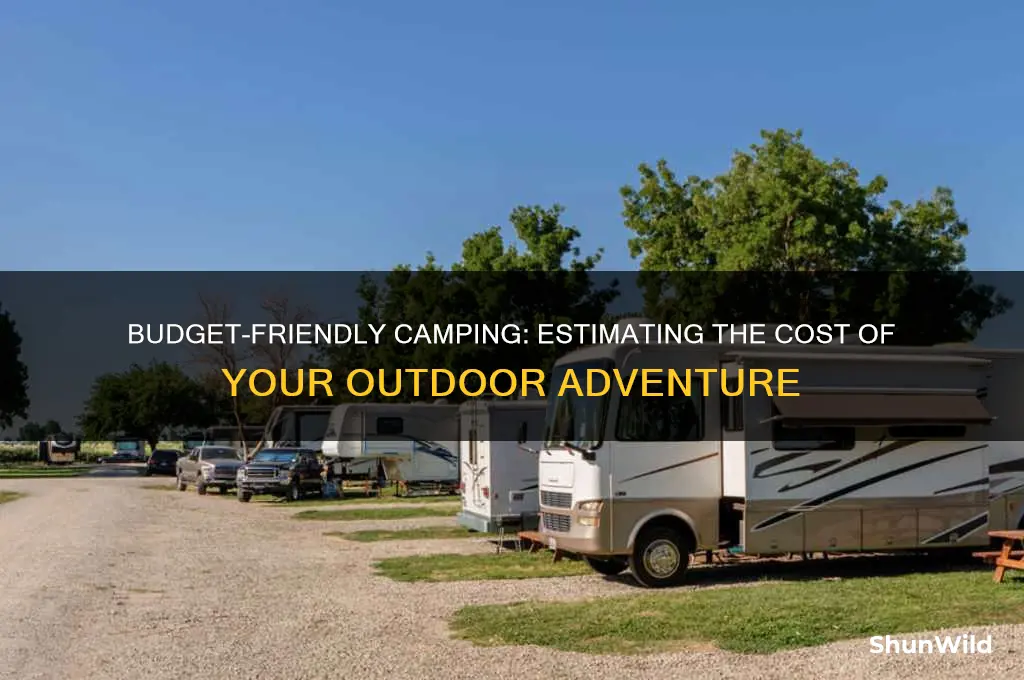 how much does camping trip cost